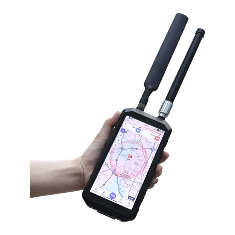 FlySpark Wearable Drone Detector | 100MHz–6GHz Passive UAV Detection, Tracking & Pilot Positioning System