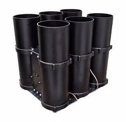 FlySpark QD60 Heavy-Lift Multi-Tube Drone Dropper | 2/4/6/8 Tubes, Ø60 mm-Class Payloads, Aluminium + Carbon Fibre, 5 V PWM & Single or Half-Load Salvo