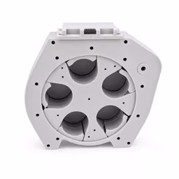 FlySpark RD5-35 5-Position Revolver Drone Payload Dropper | 35 mm-Class Cylindrical Payloads, Rotary Release, PWM Trigger, 5 V, Approx. 300 g & Quick-Release Plate