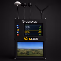 FlySpark N-DEFENDER Passive Multi-Band Drone Detection & Video Interception System | 1.08GHz–8.26GHz FPV Drone Threat Sensor
