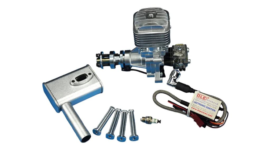 DLE 30 30cc Gas Engine with Electronic Ignition & Muffler