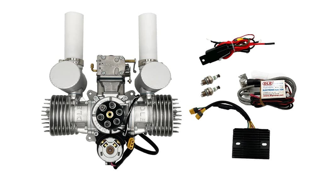 DLE130 Starter and Generator | 130cc UAV Gasoline Engine Power System