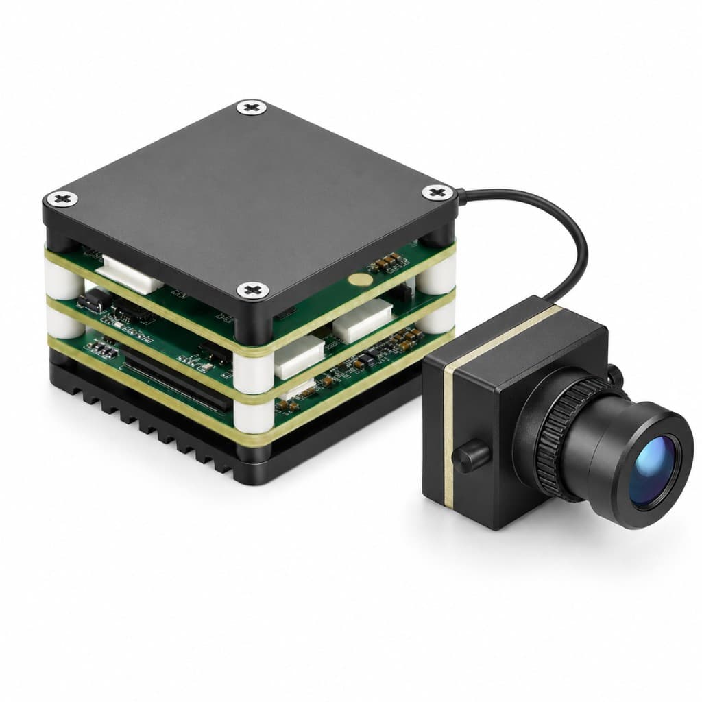 FlySpark AI Vision FlyCube S - Scout AI Visual Tracking Module | Short-Focus Visible Camera | 450m Vehicle Recognition