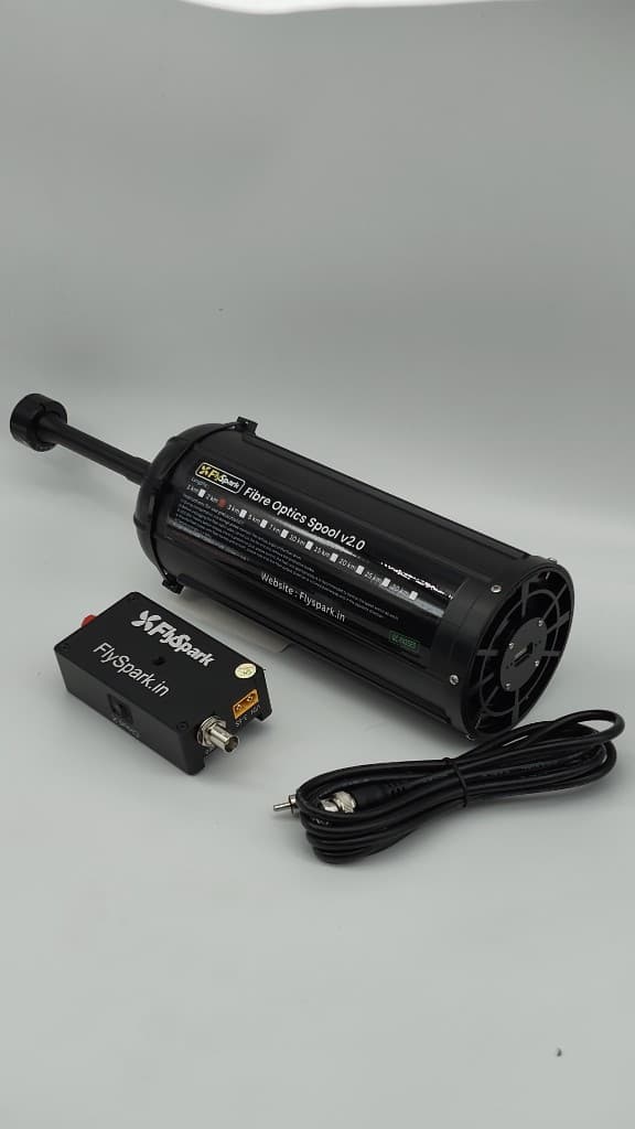 FlySpark Fiber Optics Spool V2 | 1KM–30KM UAV Fiber Communication Spool