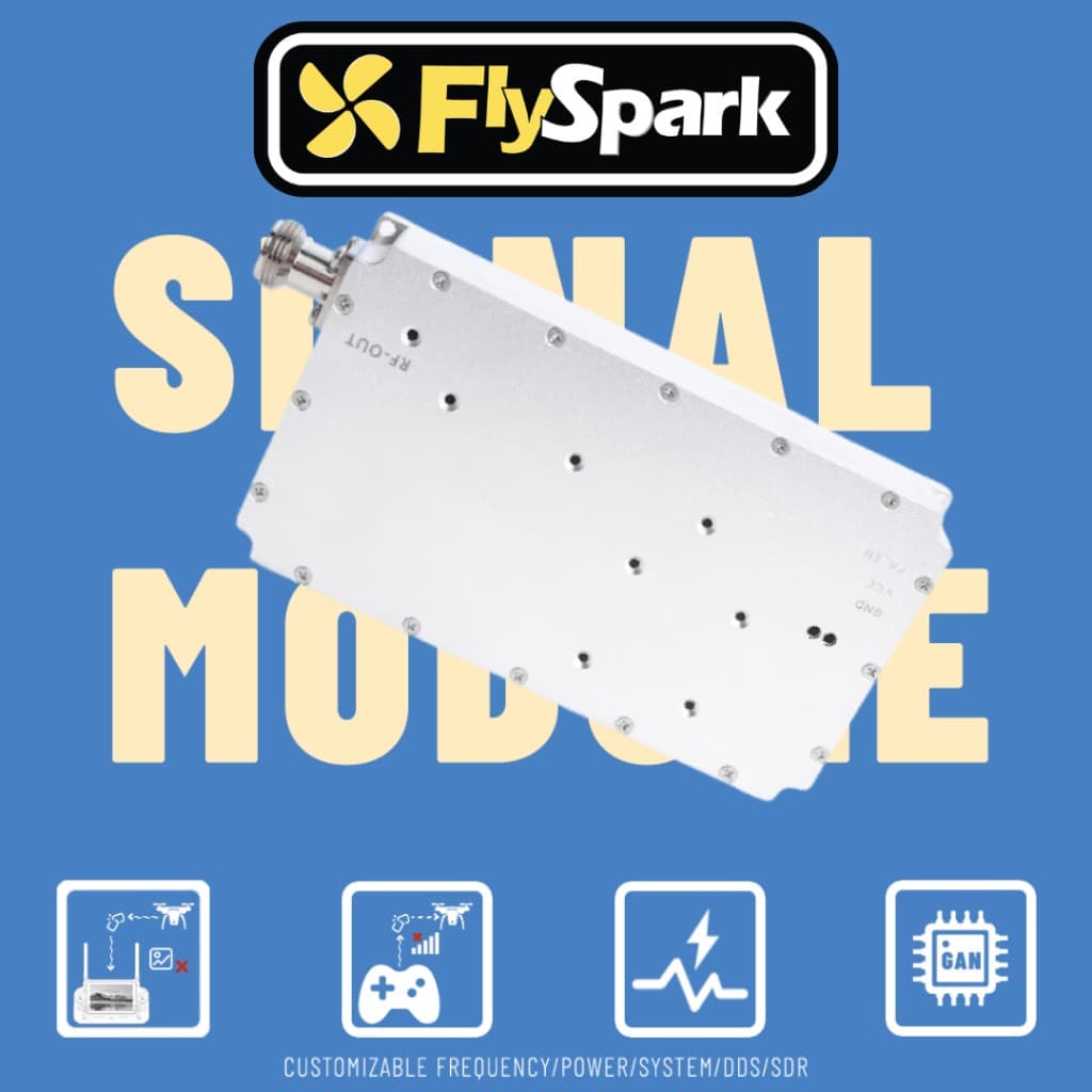 FlySpark GaN RF Jammer Modules (Authorized)