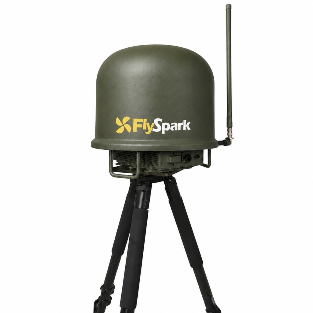 FlySpark Quad-Band High-Power GNSS Spoofing Defense System | GPS, BDS, GLONASS & Galileo Fixed-Site Navigation Security Platform
