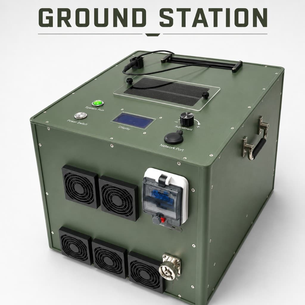 FlySpark Tethered Power System – 100 Meter Series | 1.5kW to 30kW Regulated DC UAV Power System