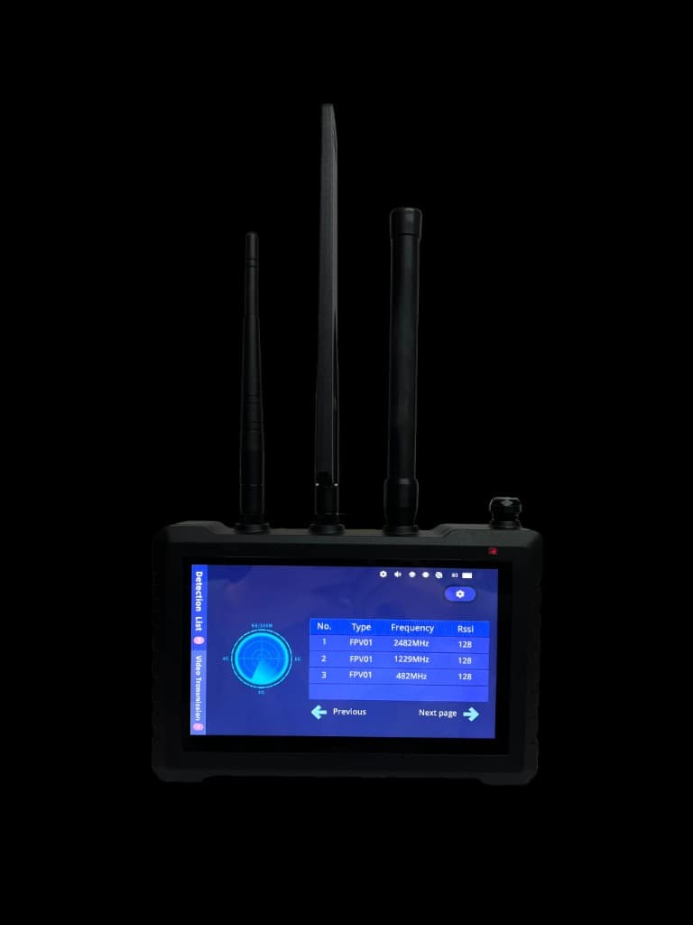 FlySpark Wearable Drone Detector Video Capture | 70MHz–6.2GHz Passive UAV & FPV Video Detection System