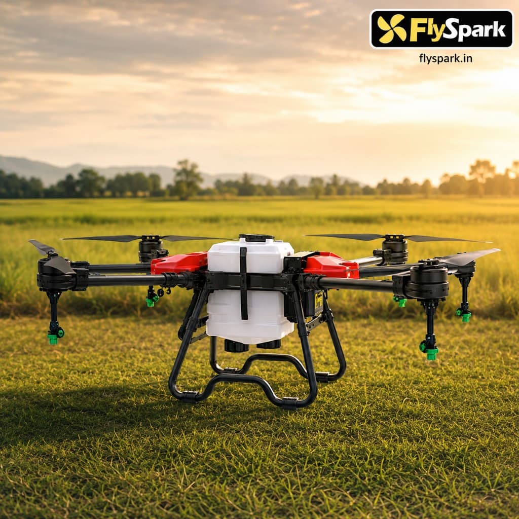 FlySpark X4-50 Agriculture Spraying UAV | 50L Crop Spraying Drone with GPS / RTK Options, 18S Battery, 56-Inch Propellers, 8-10m Spray Width & Obstacle Avoidance