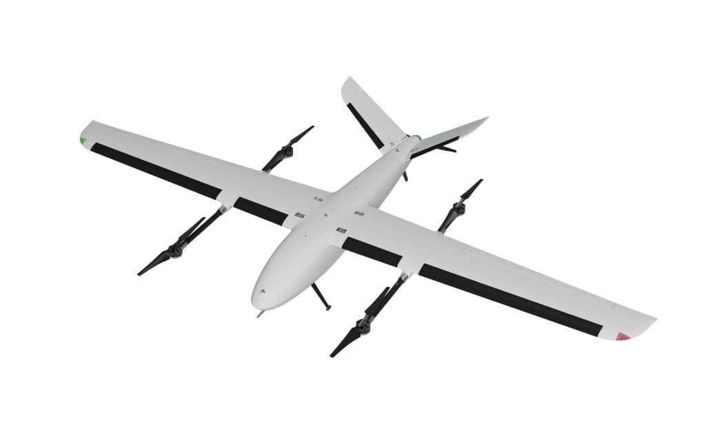 UAVMODEL X2400 VTOL Fixed Wing Long-Endurance UAV Platform | Up To 240 Minutes Flight Time | 210km Range | 2kg Payload Capacity